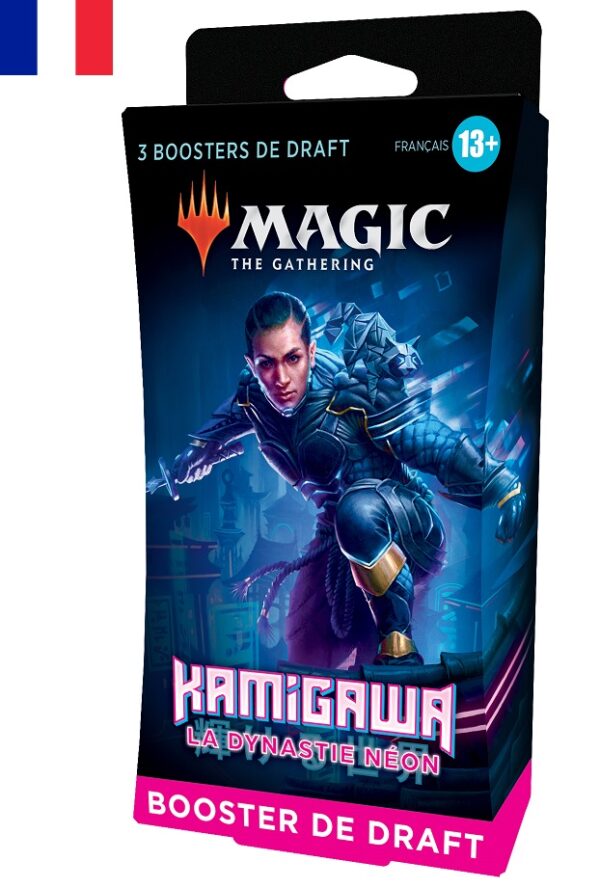 MTG - Draft 3 Booster Pack - Kamigawa: Neon Dynastie - FR