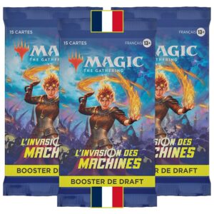 MTG – Draft 3 Booster Pack – L’Invasion des Machines – FR