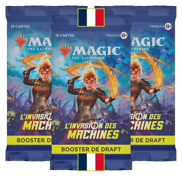 MTG - Draft 3 Booster Pack - L'Invasion des Machines - FR