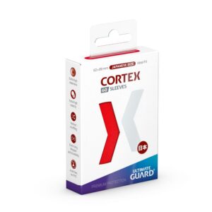 Protèges Cartes 60 pièces – Cortex – Japonais – Rouge